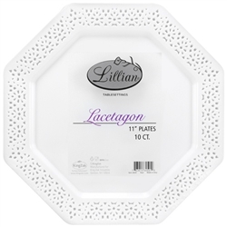 Pearl Lacetagon 11" Plates