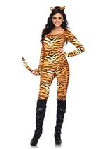 Wild Tigress Catsuit M/L Adult Costume