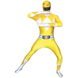 Power Rangers Yellow Adult Medium