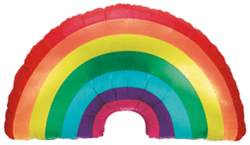Rainbow Shape Mylar Balloon