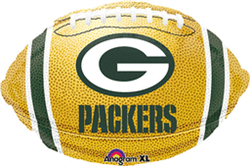 Green Bay Packers Football Mylar Balloon