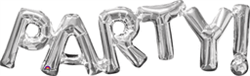 PHRASE "PARTY " SILVER AIR FILLED