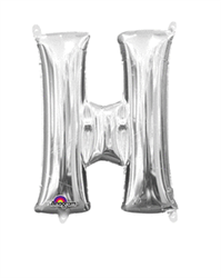 LETTER "H" SILVER AIR FILLED