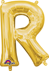 LETTER "R" GOLD AIR FILLED
