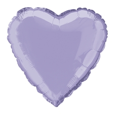 Lavender Heart Mylar Balloon