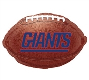 New York Giants Football Mylar Balloon