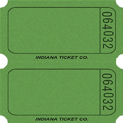 Green Double Blank Tickets