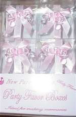 Pink Pacifier Favor Boxes