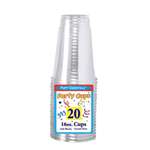 Crystal Clear 16oz Soft Plastic Cup - 20 Count