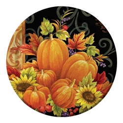 Pumpkin Tapestry 9 inch Plates