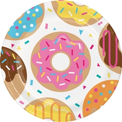 Donut Time 9 Inch Plates
