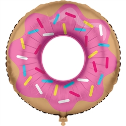 Donut Time Foil Balloon