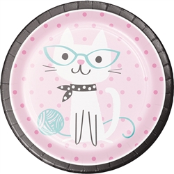 Purr-Fect Party 9 Inch Plates