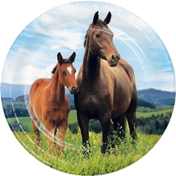 Horse And Pony 7 Inch Plates