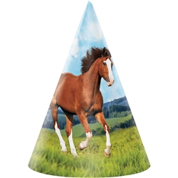 Horse And Pony Party Cone Hats