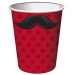 Mustache Madness 9oz Cups