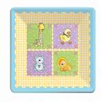 Nursery Friends 10in. Square Plates