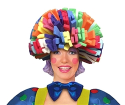 Funky Fresh Foam Clown Wig