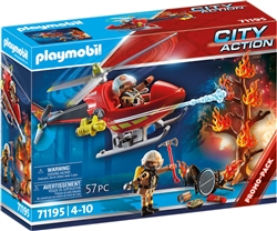Fire Rescue Helicopter - Playmobil City Action