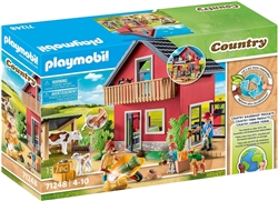 Farmhouse With Outdoor Area Set - Playmobil Country