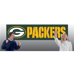 Green Bay Packers Giant 8' X 2' Banner