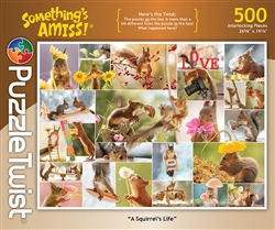 Squirrel's Life - Something's Amiss Puzzle Twist 1,000 Piece Puzzle
