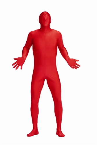 Red Bodysuit (44-48) Extra Large Adult Costume - Bartz's Party Stores