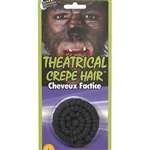 Black Crepe Hair 100% Wool