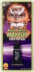 Black Glitter Ger Makup