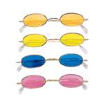 1970's Colored Oval Glasses