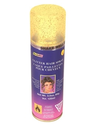 Gold Glitter Color Hairspray