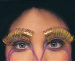 Gold Metallic Eyelashes