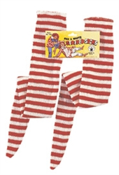 Red / White Striped Socks