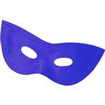 Blue Satin Harlequin Mask