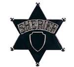 Jumbo Sheriff Star Badge