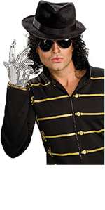 Michael Jackson Silver Sequin Adult Glove