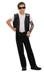 Harley Davidson Black Boy's Vest