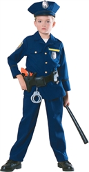 Police Child'S Costume  - Small Age 3-4