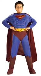 Superman Deluxe Muscle Chest Children's Costume - Small Age 3-4