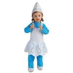 Smurfette infant Ez On Romper Costume  Age 6-12 months