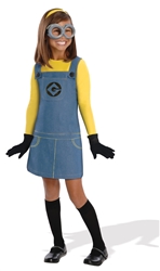 Despicable Me Minion Girl Child Costume Medium Age 5-7