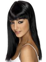 Glamourama Long Black Wig