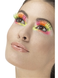 Neon Multi-Colored Eyelashes