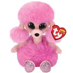 Camilla Pink Poodle Dog Beanie Boo's Plush
