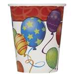 Birthday Balloons 9oz Cups