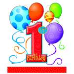 1st Birthday Balloons Lootbags