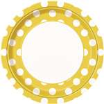 Sunflower Yellow Dots 9in Plates