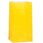 Yellow Paper Bags - 12 Count