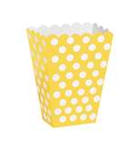 Yellow Polka Dots Small Treat Box