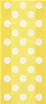 Yellow Polka Dots Cello Bags